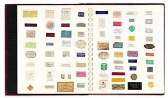 (BOOK LABELS.) Collection of approximately 250 printers, stationers, booksellers, bookbinders, and library tickets.